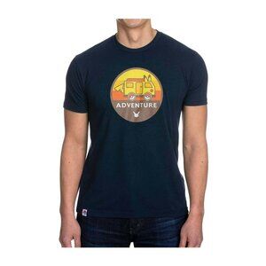 Size SMALL Pokemon center Outdoors adventure with Pokémon Navy Crew Neck T-Shirt